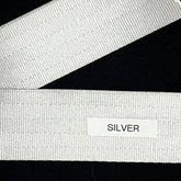 Seatbelt Webbing by the Yard - 2 Inch - Silver - Lake Wind Studio